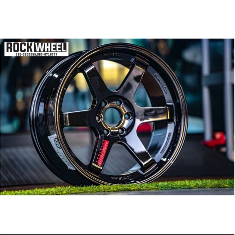 ล้อแม็ก TE37 NAVARA นาวาร่า ขอบ 18 นิ้ว กว้าง 8.5 นิ้ว เน้นไม่ล้น 6รู114 6h114 ET 20