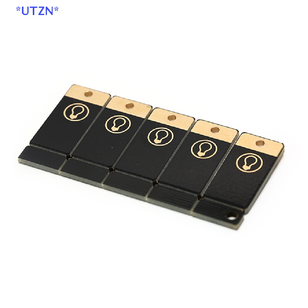 Utzn> โคมไฟกลางคืน LED 0.2W ขนาดเล็ก ชาร์จสาย USB สําหรับคอมพิวเตอร์ แล็ปท็อป 5 ชิ้น