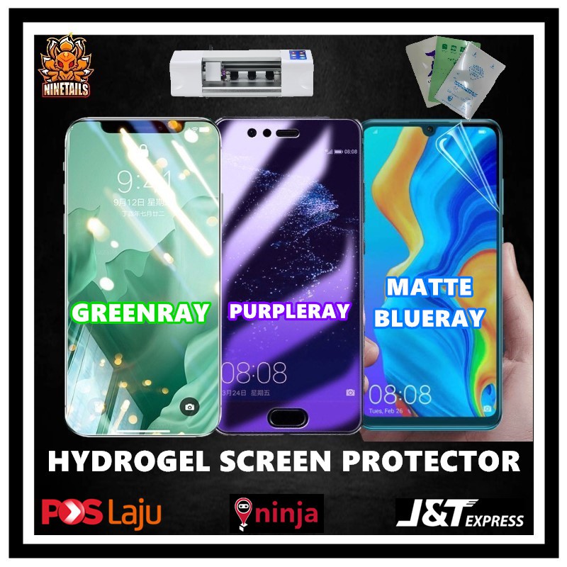 Huawei Honor 9 Lite / Honor 9X/9X Pro / Y9S / Honor 9x Lite Hydrogel Screen Protector AG Blueray Gre