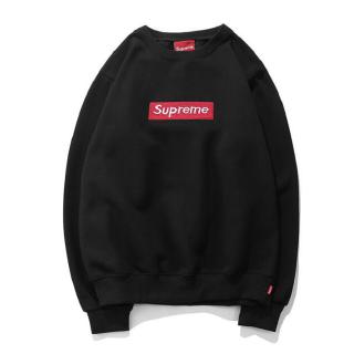 Supreme เสื้อกันหนาวลำลองทรงหลวมพลัสไซส์