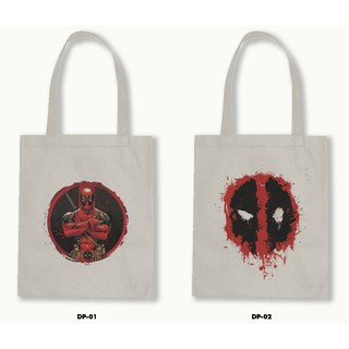 ผ้าพันคอ ทรงโท้ท มีกระดุม DEADPOOL