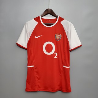 02-04 Arsenal Home เสื้อฟุตบอลย้อนยุค Football