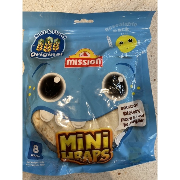 Mini Wraps Original (Mission Brand)300g.