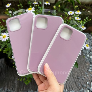 🔥เคสกำมะหยี่ สีม่วงหมอก ใช้สำหรับเคสมือถือ รุ่น i13 mini Pro Promax,7 8 plus,SE2,X XR XSmax,11 Pro Max,12 mini Pro Max🔥