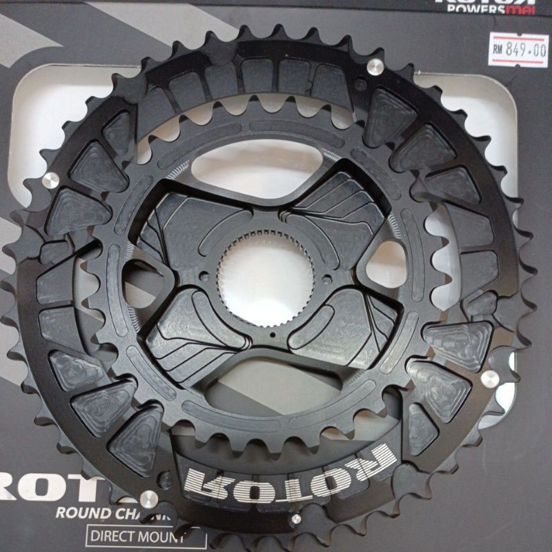 ROTOR ROUND DM CHAINRING DIRECT MOUNT Chainring ขี่จักรยาน Road Bike Crank Component Basikal Part Q 