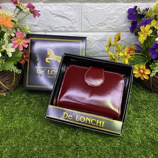กระเป๋าสตางค์ Delonchi กึ่งพับกึ่งซิป (สั้น) พร้อมกล่อง