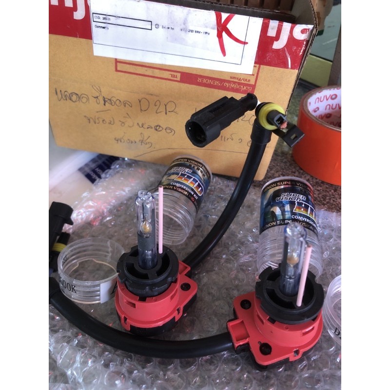 หลอดไฟซีนอลD2R10000kพร้อมขั่วหลอด