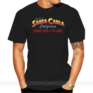 เสื้อยืดผ้าฝ้าย พิมพ์ลาย SANTA CARLA THE LOST BOYS FILM RETRO VINTAGE 1980S CULT FANDOM BIRTHDAY แฟชั่นสําหรับผู้ชายS-5