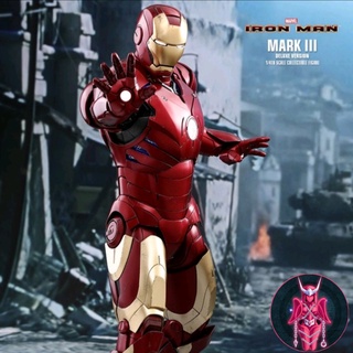 มเดล IRON MAN MARK III งานแท้ลิขสิทธิ์ ZD TOYS💥 สูงประมาณ 19 cm. ขยับและเปลี่ยนมือ Action ต่างๆได้ สีเมทัลลิค สวยสุดยอด