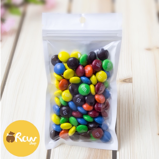 ถุงซิปฟอยด์ แบบหน้าใสหลังขาว (แพ็ค 50 ใบ , มี 10 ขนาด)