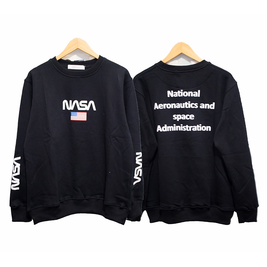 NASA CREWNECK SWETER สกรีนลาย H&M