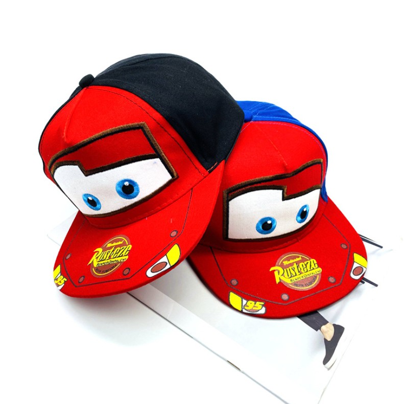 หมวกเบสบอล ลายการ์ตูน Car Story McQueen สไตล์ฮิปฮอป สําหรับเด็ก