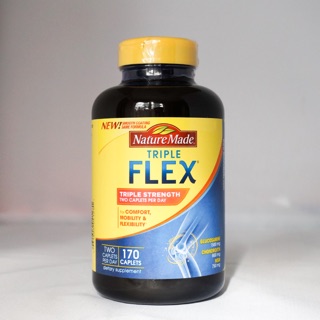 บรรเทาอาการเจ็บเข่าเนื่องจากเข่าเสื่อม Naturemade TripleFlex 170 Caplets