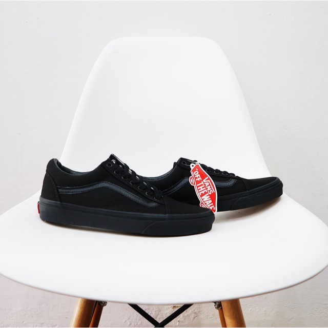 VANS Oldskool Classic รถตู้ สีดําล้วน