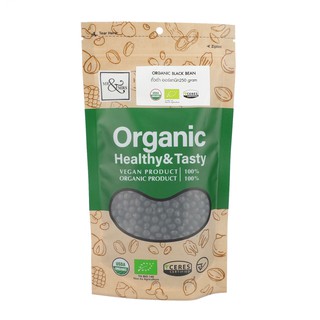 ถั่วดำ ออร์แกนิค ตรามิสเตอร์แอนด์มิสซีส 250 กรัม/Organic Black Bean (Mr.&amp;Mrs.Brand) 250 g