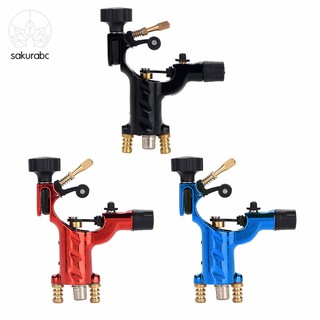 Sakurabc Fashion Rotary Liner Shader Tattoo Machine Strong Motor RCA Cord Artist Acessories Red - intl