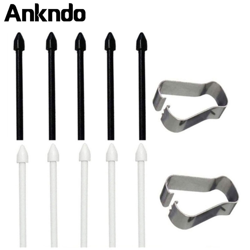 Ankndo 5Pcs สัมผัส สไตลัส ปากกา เคล็ด ลับ หัวปากกา For Samsung Galaxy Tab S6 lite S6/S7/S7+/S7 FE S8+ Note 10 20 Stylus Pen Tip (สำหรับปากกาต้นฉบับของ Samsung)