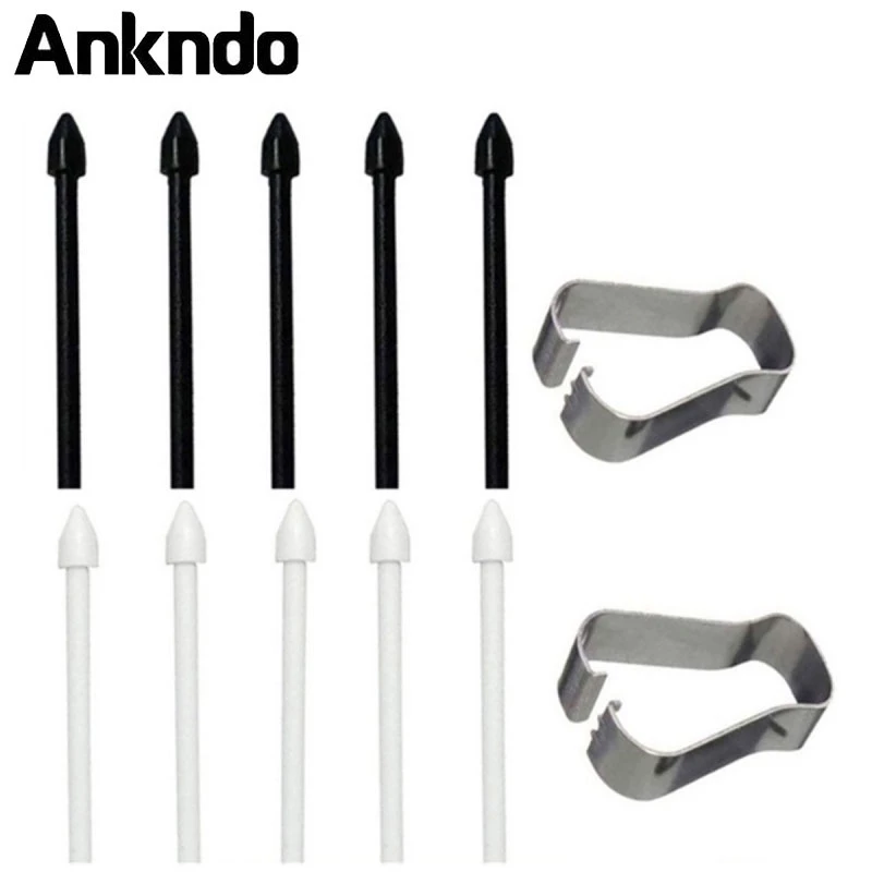Ankndo 5Pcs สัมผัส สไตลัส ปากกา เคล็ด ลับ หัวปากกา For Samsung Galaxy Tab S6 lite S6/S7/S7+/S7 FE S8+ Note 10 20 Stylus Pen Tip (สำหรับปากกาต้นฉบับของ Samsung)