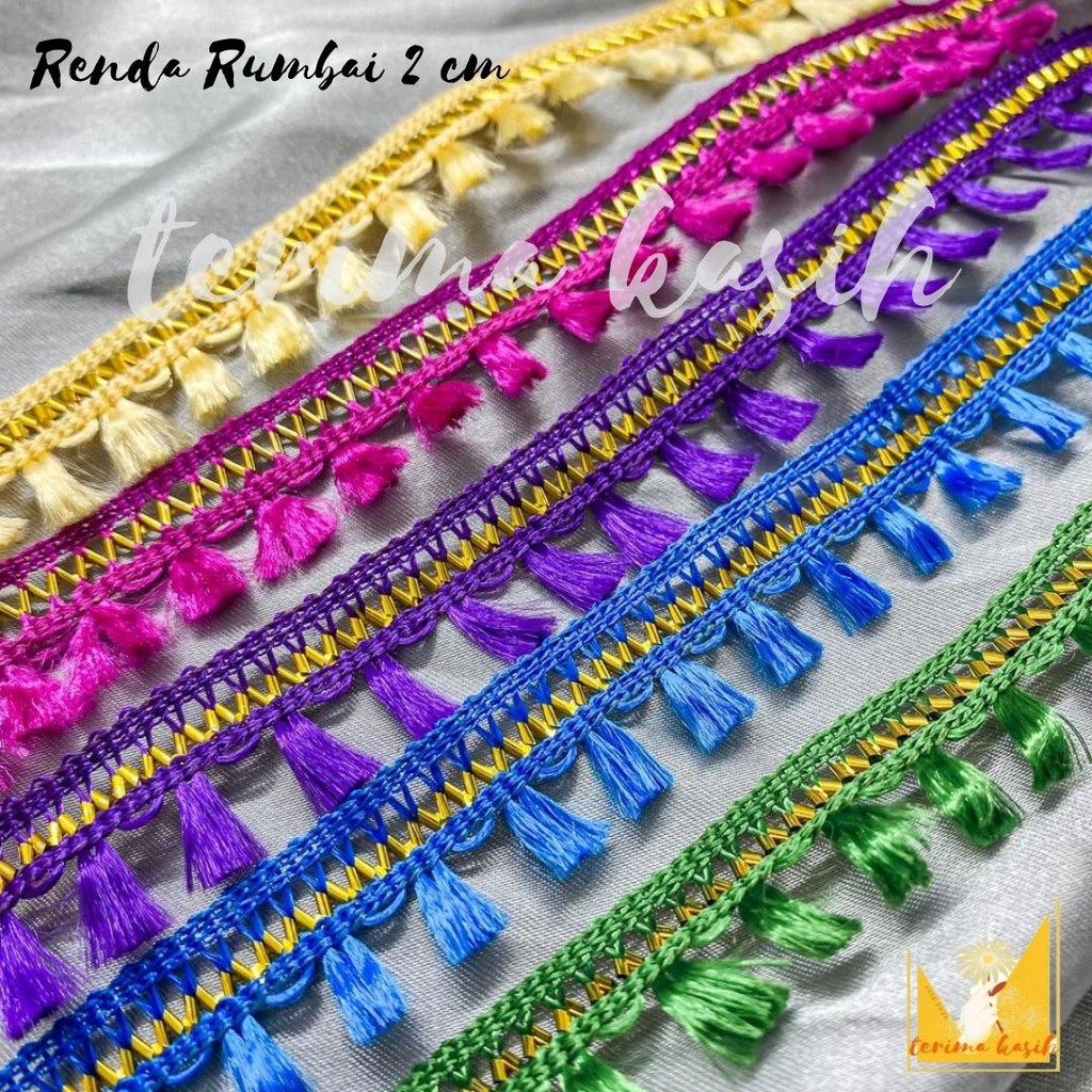 LACE 002 TASSEL 2CM ขอบคุณ