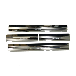 ชายบันไดสแตนเลสสคัพเพลท Mitsubishi Triton 2006-2014