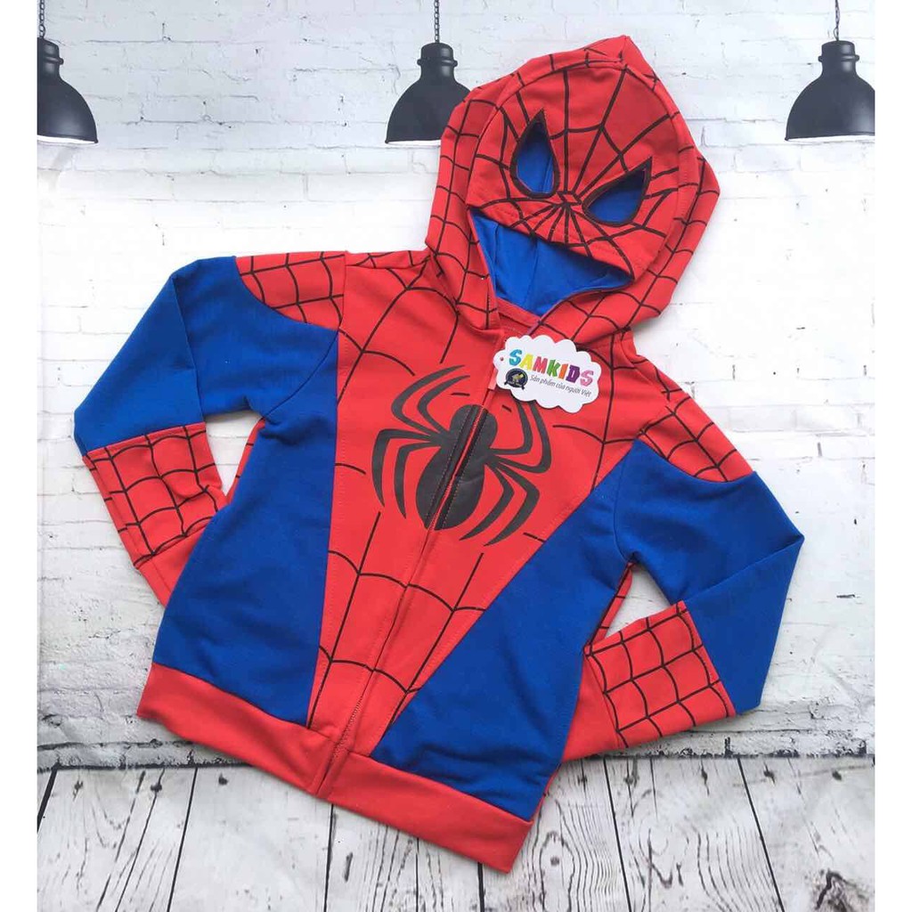 SPIDERMAN SUPERMAN JACKET FOR BOYS 11-13 กก