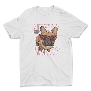 ฤดูร้อน 2022 เสื้อยืดพิมพ์ลายสัตว์ล่าสุด สไตล์เรียบง่าย French Bulldog น่ารัก สไตล์คู่รัก