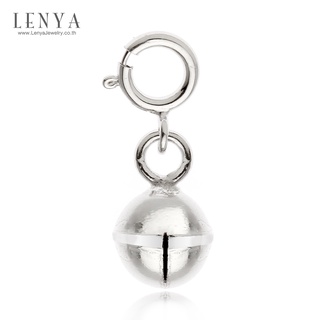 Lenya Jewelry ชาร์มกระพรวน ตัวเรือนเงินแท้ชุบทองคำขาว จะช่วยปัดเป่าสิ่งชั่วร้ายและเสริมโชคลาภ