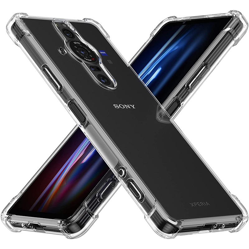 สําหรับ Sony Xperia Pro-I Crystal Clear Cover Anti-Scratch เคสกันกระแทก TPU