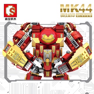 เลโก้จีน Sembo Block MK44 Iron Man Hulkbuster Mech SD60030 จำนวน 616 ชิ้น