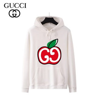 Gucci เสื้อกันหนาว มีฮู้ด ผ้าฝ้าย พิมพ์ลาย แฟชั่นสําหรับผู้ชายและผู้หญิง