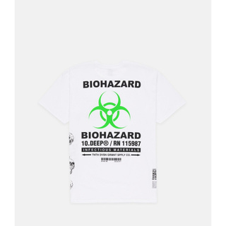 SLUM LTD - 10DEEP Biohazard Tee White