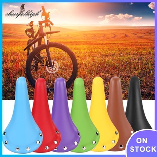 ♚joy♚Professional Bicycle Saddle Leather Soft Bike Seat Cover Mat Cycling Bike Saddle Cushion