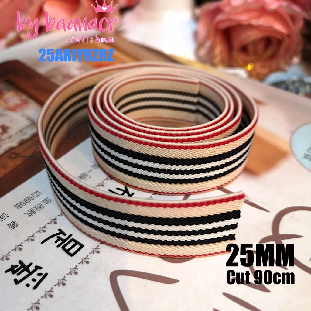 25mm ยางยืดวีนัส ยางยืด ยางยืดเอนกประสงค์ ขนาด 25 มิล x (แบ่งตัดความยาว 90 เซนติเมตร) (สินค้าพร้อมส่ง) - รูปที่ 3