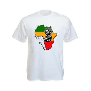 เสื้อยืดราสต้า Tee-Shirt Africa Unite Baby Rasta เสื้อยืดสีขาวลายเด็กชาย Africa Unite Baby Rasta White Tee-Shirt