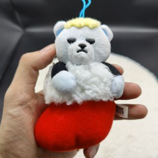 พวงกุญแจ หมีบิ้กแบง ป้ายKrunk ลิขสิทธิ์แท้ มือสองสภาพดี หายากมาก สาวกห้ามพลาด bigbang