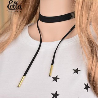 ผู้หญิงโบฮีเมียเซ็กซี่สีดำ Choker เครื่องประดับ DIY สร้อยคอ