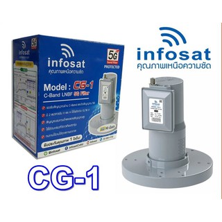 Infosat LNB C-Band 5G 1 ขั้ว รุ่น CG-1