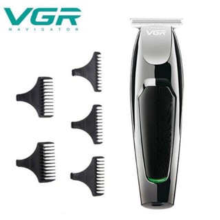 VGR สินค้าพร้อมส่ง V-030ปัตเลี่ยนไร้สาย กันขอบ แต่งลาย สำหรับช่างมืออาชีพ ตัวเครื่องลายหนังงูคลาสสิค