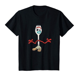 เสื้อยืดใหม่เสื้อยืดพิมพ์ลาย Disney Pixar Toy Story 4 forky  s Here Qx0Eขนาดเต็มS-3XL