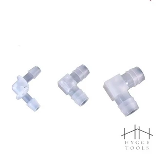 ข้อต่อพลาสติก ข้อต่องอ 90 องศา ขนาด 4mm-20mm (ราคาต่อ 1 ชิ้น) ใช้เชื่อมท่อพลาสติก ข้อต่อท่อสำหรับงานประปาและงานทั่วไป