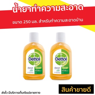 🔥แพ็ค2🔥 น้ำยาทำความสะอาด Dettol ขนาด 250 มล. Hygiene Multi-use Disinfectant - เดลตอล เดตตอล เดทตอล เดลตอลฆ่าเชื้อ