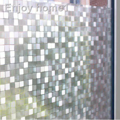 จัดส่งที่รวดเร็ว❀ↂPVC Window sticker 60 / 90 x180 cm สติ๊กเกอร์ฝ้าติดกระจก ฟีลมหน้าต่าง สูญญากาศ ไม่ใช้กาว ลอกติดใหม่ได้