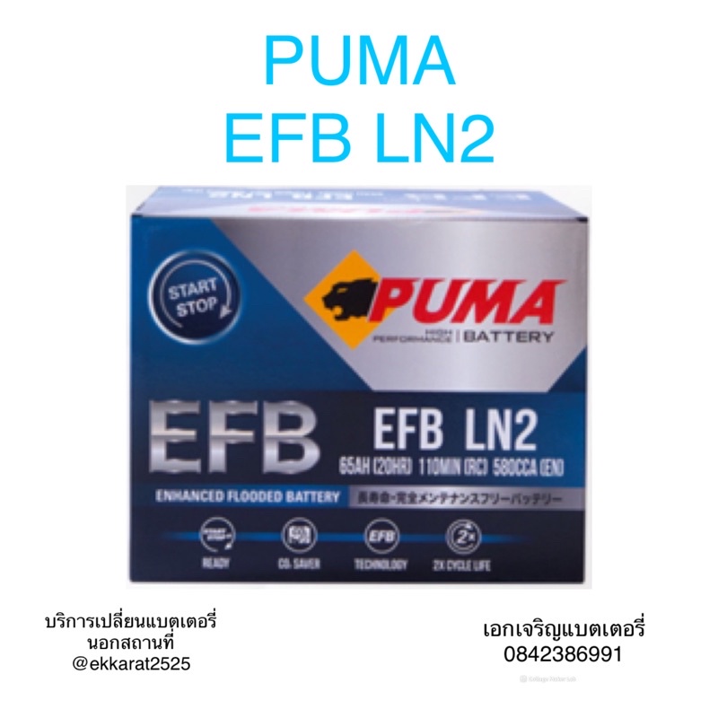 PUMA BATTERY EFB LN2