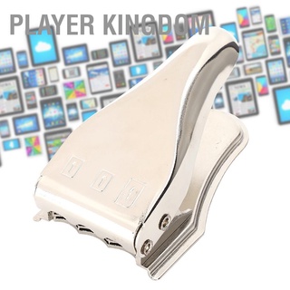 Player kingdom Portable SIm Card Cutter Universal 3‑in‑1/Standard SIM Easy To