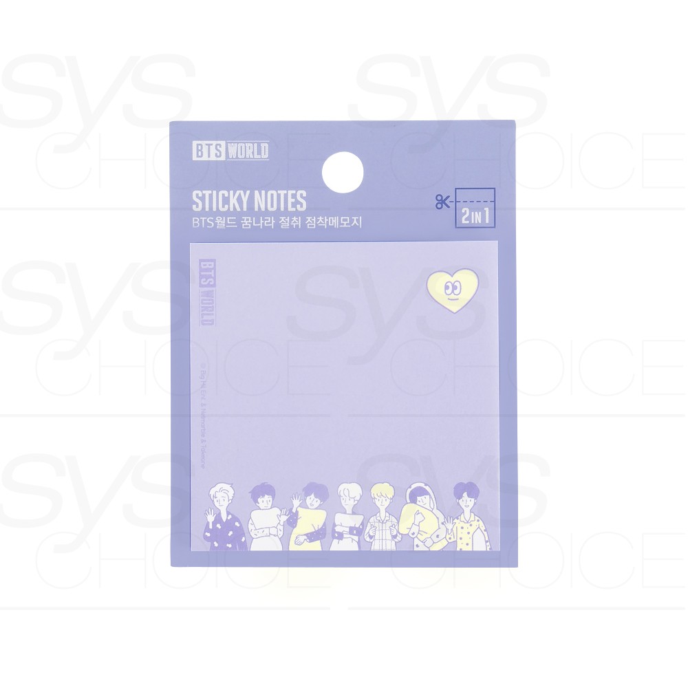 BTS WORLD Official MD Sticky Notes 4SET - syschoice.th - ThaiPick