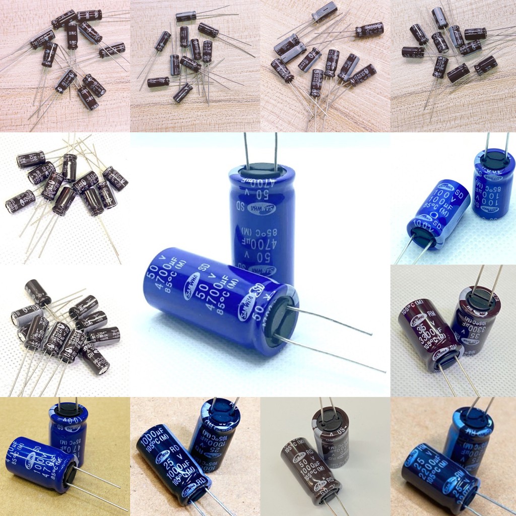 Capacitor ยี่ห้อ SAMWHA ของแท้ | Shopee Thailand