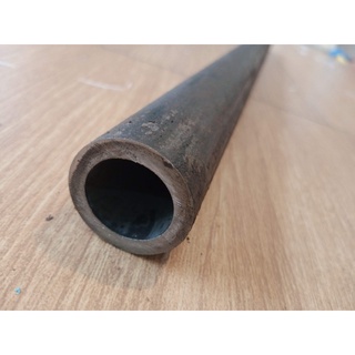 ท่่อเหล็ก steel pipe OD 32 mm. ID 20 mm. ไม่มีตะเข็บเหล็กแข็ง เหล็กแกนเพลา ขนาด ใน 20 มิล โตนอก 32มิล ยาว 150 cm.