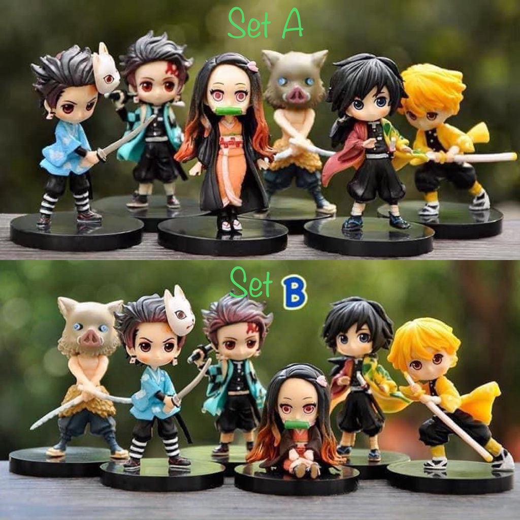 เก็บโค้ดด้านหน้า ส่งฟรี! มี2แบบ พร้อมส่งในไทย Set6ตัว 139฿ โมเดล ดาบพิฆาตอสูร เซต6ตัว ดาบพิฆาต ตุ๊กตาดาบพิฆาต โมเดลดาบ