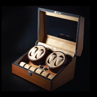 กล่องหมุนนาฬิกา งานสั่งผลิต มีระบบเซฟตี้กันไฟฟ้าลัดวงจร Watch Winder Boxes