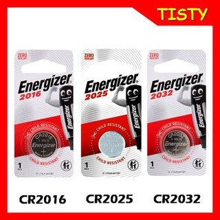 แท้ 100% Energizer ECR-2016/2025/2032 Lithium Battery 3v ถ่านกระดุมลิเธี่ยม